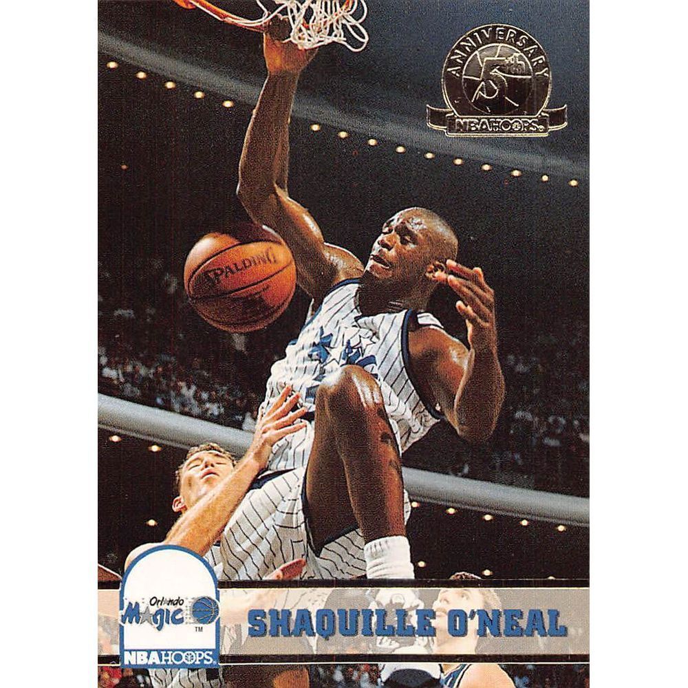 1993-94 Hoops #155 Shaquille O'Neal Fifth Anniversary Gold
